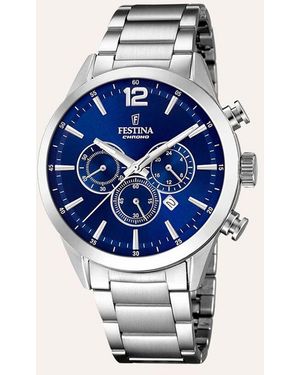 Festina Orologio Al Quarzo Timeless Chronograph F20343/7 - Blu