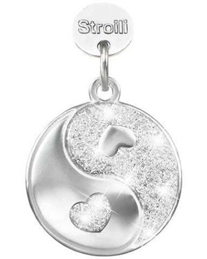Stroili Pendente Love Beats Argento Rodiato - Bianco