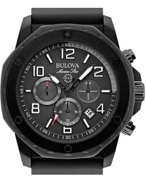 Bulova Orologio Cronografo Bg-Marine Star quadrante nero 98B223