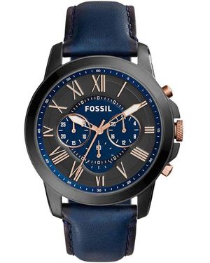 Fossil Orologio Grant da uomo - Blu