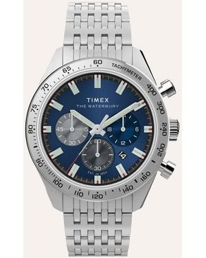 Timex Orologio Al Quarzo Waterbury Tw2y18500 - Metallizzato