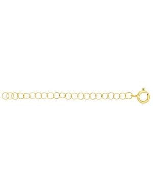 Stroili Allungo rolo oro giallo con anello a molla per bracciali e collane 5cm - Bianco