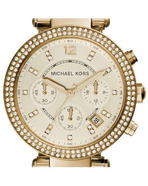 Michael Kors Orologio Cronografo Parker quadrante gold MK5354 - Metallizzato