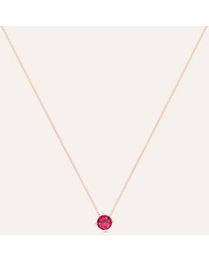 Stroili Collana Punto Luce Silver Rainbow Argento Rosa Cubic Zirconia