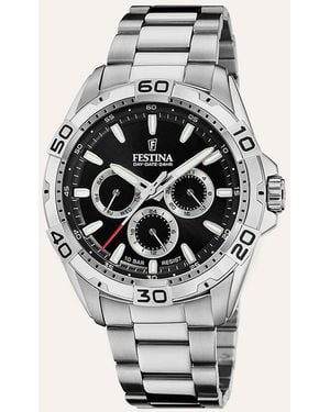 Festina Orologio Al Quarzo Multifuncion F20623/4 - Metallizzato