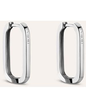 Stroili Orecchini A Cerchio Silver Collection Argento - Neutro