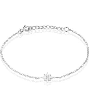 Stroili Bracciale Silver Elegance Argento Rodiato Cubic Zirconia - Metallizzato