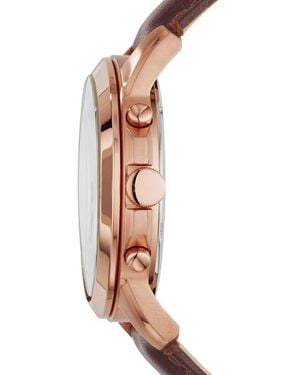 Fossil Orologio Cronografo Grant quadrante crema FS4991-RE21 - Marrone