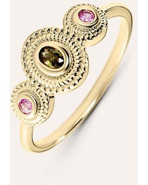 Stroili Anello Fantasia Golden Dream Placcato Oro Giallo Cubic Zirconia - Metallizzato