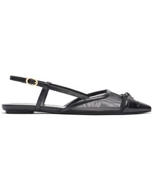 Stuart Weitzman Kitty Slingback - Black