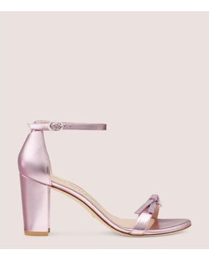 Stuart Weitzman Nearlynude Sw Bow Sandal - Pink
