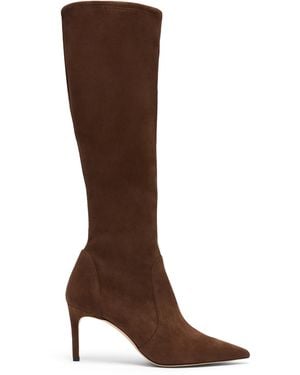 Stuart Weitzman Botte Stuart Power 75 - Marron