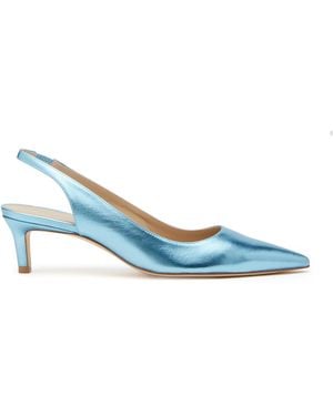 Stuart Weitzman Stuart 50 Slingback Pump - Blue