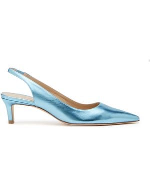 Stuart Weitzman Stuart 50 Slingback Pump - Blue