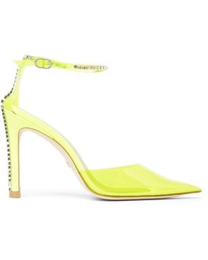 Stuart Weitzman Stuart Glam 100 Strap Pump - Yellow