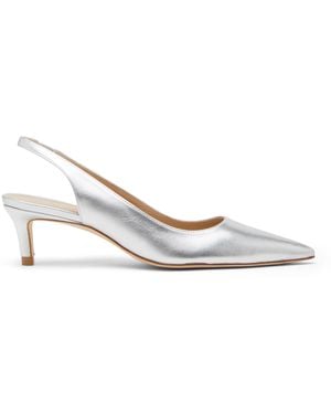 Stuart Weitzman Stuart 50 Slingback Pump - Metallic