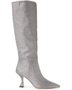 Stuart Weitzman Xcurve 85 Slouch Boot - Grey