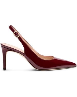 Stuart Weitzman Stuart Power Escarpin À Bride Arrière 75 - Rouge