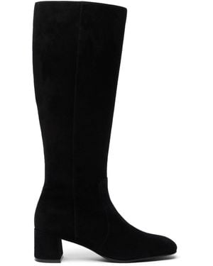 Stuart Weitzman Maeve Zip Boot - Black