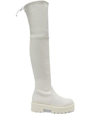 Stuart Weitzman Lowland Ultralift Over-The-Knee Boot - White