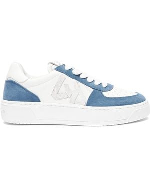 Stuart Weitzman Sw Courtside Monogram Trainer - Blue