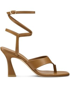 Stuart Weitzman Vinnie Wrap Thong 85 - Metallic