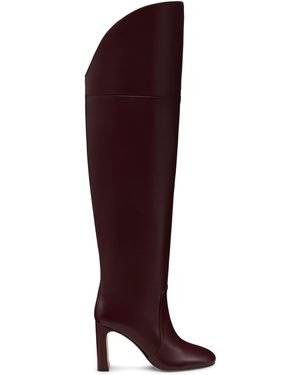 Stuart Weitzman Babette Over-The-Knee Tubo 85 - Violet