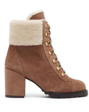 Stuart Weitzman Kolbie Ii Block Chill Bootie - Brown