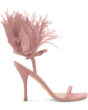 Stuart Weitzman , PLUME 100 SANDAL, SANDALIAS, - Rosa