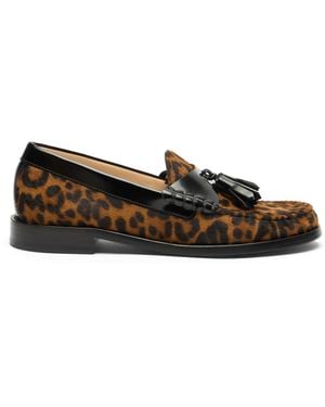 Stuart Weitzman Lottie Tassel Loafer - Marrón