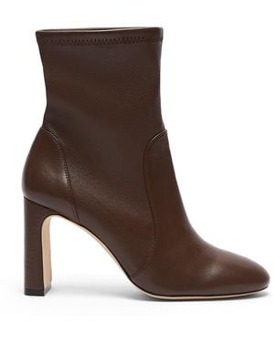 Stuart Weitzman Babette Stiefelette 85 - Braun