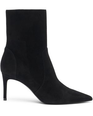 Stuart Weitzman Stuart Power Zip 75 - Black