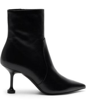Stuart Weitzman Stuartini Zip Bootie 75 - Black