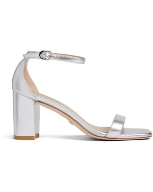 Stuart Weitzman Nudistcurve 75 Block - White
