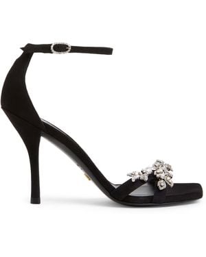 Stuart Weitzman Nudist Vow 100 Sandal - Black