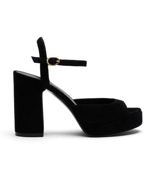 Stuart Weitzman Dayna Ii Platform - Black