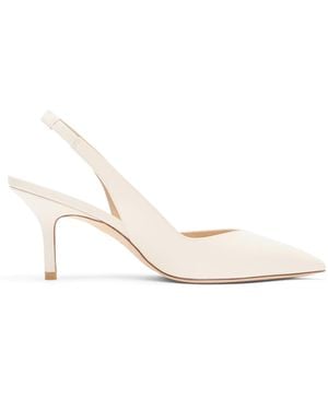 Stuart Weitzman Eva 75 Slingback - Blanco