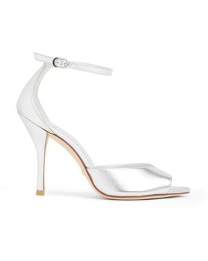 Stuart Weitzman Nudist Point 100 Sandal - Metallic