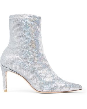 Stuart Weitzman Stuart 85 Stretch Bootie - White