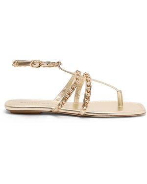 Stuart Weitzman Soluxe Crystal Sandal - Natural