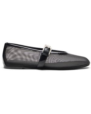 Stuart Weitzman Sai Bareitall Mary Jane - Black