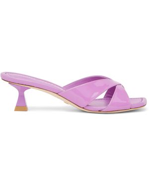 Stuart Weitzman Miami Xcurve 50 Slide - Lila