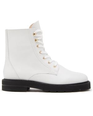 Stuart Weitzman Mila Lift Bootie - White