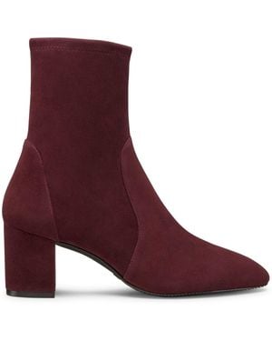 Stuart Weitzman Yuliana 60, Boots And Booties, , Suede Stretch - Purple