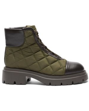 Stuart Weitzman Hudson Quilted Hiker Bootie - Brown