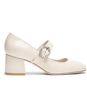 Stuart Weitzman Sloane 60 Mary Jane - Natural