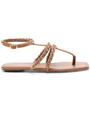 Stuart Weitzman Soluxe Crystal Sandal - Brown