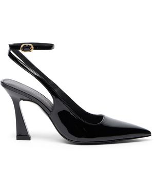 Stuart Weitzman Vinnie 85 Strap Pump - Schwarz