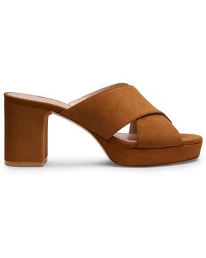 Stuart Weitzman Dayna Plateau-Slide - Braun