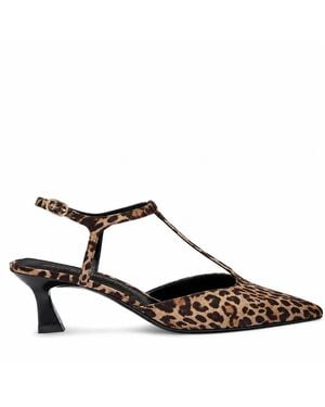 Stuart Weitzman Escarpin À Bride T Vinnie - Marron